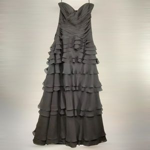 JOVANI Tiered Strapless Dress